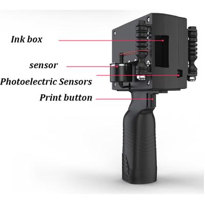 China DOVOLL Hotels Portable Handled Label Date Code Handheld Inkjet Printer for sale