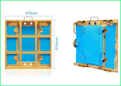 中国 屋内表示のための極度の細いLEDの段階スクリーンのアルミニウム キャビネットP3 576 * 576 販売のため