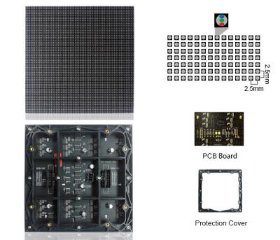 Cina Modulo P2.5 160mm*160mm dell'esposizione principale SMD2121 160000 ampio angolo di visione dei punti/㎡ in vendita