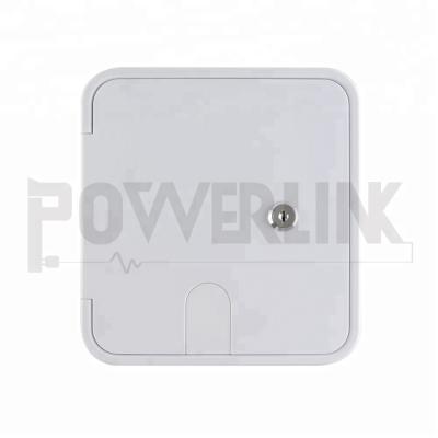 China Trailer Parts LS9085 White 30/50 Amp Large Thumb Lock Electric Cable Hatch for sale