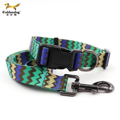 China Free Wholesale Custom Design Soft Polyester Eco-Friendly Personalized Printed Pet Collar Dog for sale