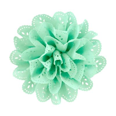 China Hot Sale 10cm Diy Fashion Handmade Hollow Hole Flower Boutique For Kids Headwear Hair Accessories for sale