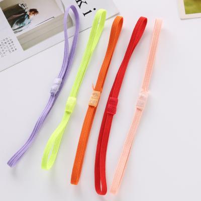 China Handmade 6mm Hot Solid Elastic Elastic Band for Kids Headwear Hair Accessories for sale