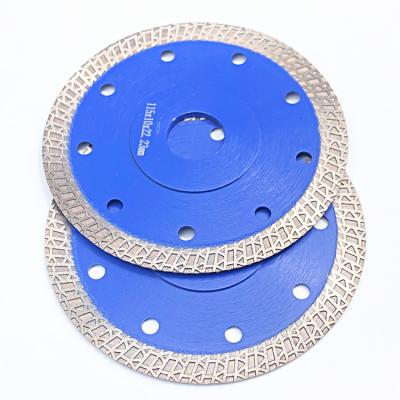 China For Cutting Granite Porcelain 115mm K Mesh Turbo Diamond Marble Ceramic Hot Pressed Blade 125mm For Tile Porcelain for sale