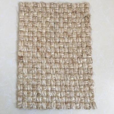 China Environment Protection Sisal Customized 100% Latex Backing Sisal Carpet Wall For Walling Blankets Floor Used for sale