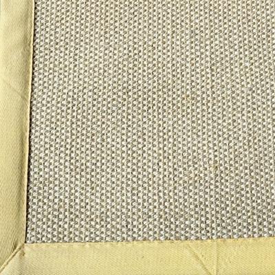 China Dampproof Waterproof Natural Sisal Roll Rug With Cotton Grab Edge for sale