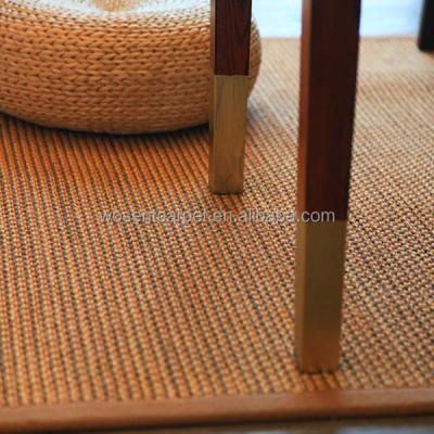 China Strip floor, bathroom, kitchen, home, hotel, door use sisal jute rugs for sale