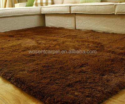 China Shaggy Brown Carpet Home Eco-friendly.anti-slip.superfine encryption.durable Long Pile Sponge Lint 8 Mm for sale