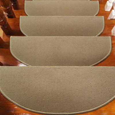 China Eco-friendly.anti-slip.dustproof Customized Plain Color Wholesale Carpet Stair Rod Treads Carpet for sale