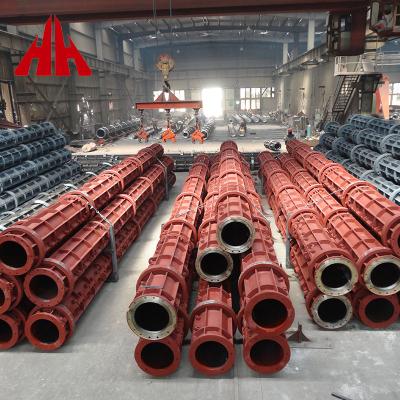 China Prestressed Metal Spun Concrete Post Pile Mold Columns Baluster Mold Factory for sale