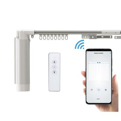 China 2.2m New Design Curtain Motor Wifi Control Electric Curtain Motor Tuya Smart Wifi Motor Motorized Curtain Opener for sale