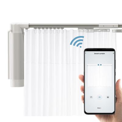 China Wifi Electric Curtain Motor Tuya App Aluminum Smart Home Curtain Smart Home Wifi Automatic Electric Blind Motor for sale