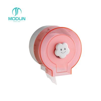 China User Friendly Pink Jumbo Roll Paper Towel Holder Wall Mount Paper Dispenser for sale