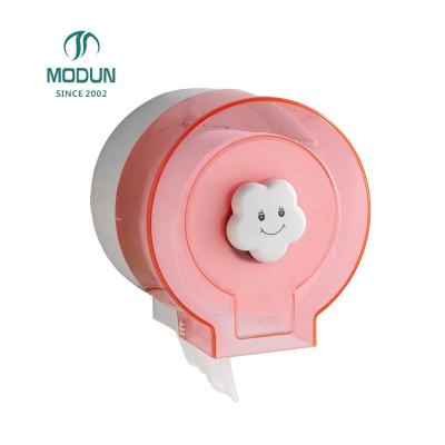 China Wall mount bathroom friendly ABS tissue box accessory holder, manual paper towel box, mini toilet paper dispenser for sale