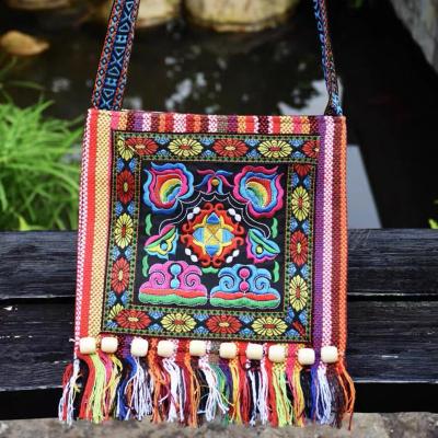 China Other Lunaric Miao Hmong Women Bags Traditional Miao Ethnic Girls Bag China Ethnic Embroidered Bags for sale