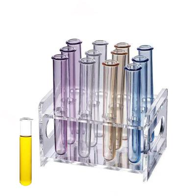 China 2021 Modern Test Tube Shots For Bar Customized Logo Plastic Cocktail Shots for sale