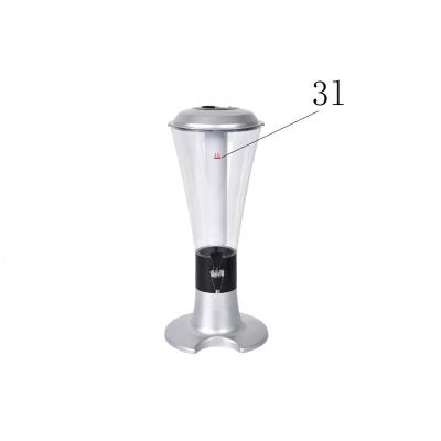 China 3L Party Draft Beer Cold Tower Beverage Dispenser With LED Lights for sale