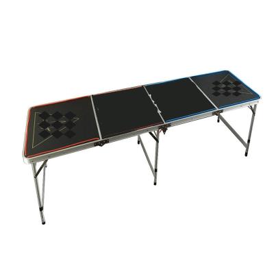 China American Modern MDF Beer Game Table Table Led Beer Pong Table Outdoor Picnic Beer Pong Game Table for sale