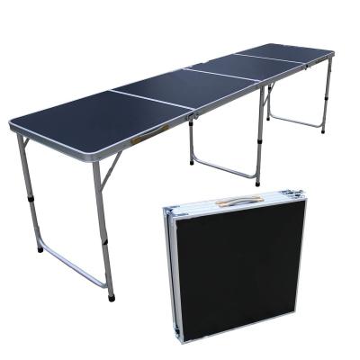 China Modern Custom Outdoor Portable Empty Beer Pong Game Table, 8-Foot Aluminum Tailgate Tables for sale