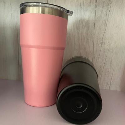 China Durable stainless steel vacuum insulated wide mouth water bottle 25oz, keeps water hot or cold with double wall tumbler for sale