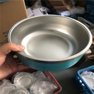 China Wholesale New Design 2022 PORTABLE Stainless Steel Dog Bowl Stainless Steel Pet Food Bowl for sale