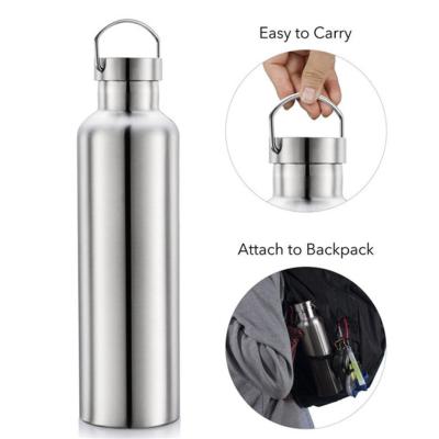 China 600ml/750ml Leakfroof Stainless Steel Sports Vacuum Flask Water Bottle Viable Hydraulic Insulated Standard Mouth With Bpa Free Cable for sale