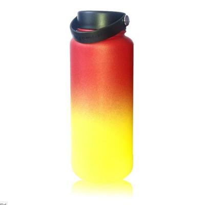 China Sustainable Wide Mouth Vacuum Insulated Double Wall Tea Infuser Stainless Steel Sport Water Bottle 18/8 for sale