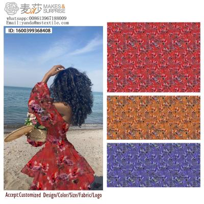 China Viable Spring Fabrics Manufacturer Custom Printing Fabrics Printing Outlet Factory Digital Printing Spring Cloth for sale