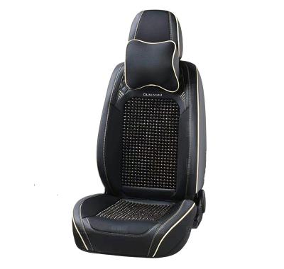 China 2023 Car Accessories 9D Luxury Eco-friendly Pearl Wooden Car Seat Cover, Suitable For Different Models for sale