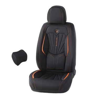 China 9 Piece Universal Luxury Car Seat Cover Eco-friendly PVC Leather Non-slip Comfortable Breathable Comfortable Full Set 5 Seats for sale