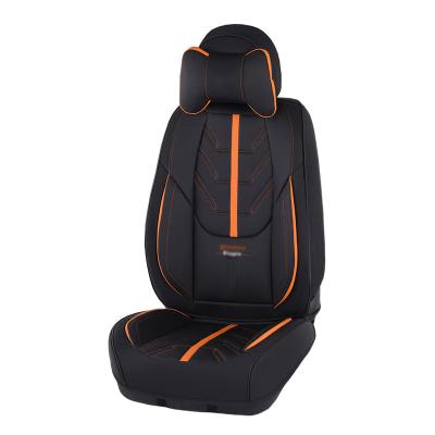 China 2023 Eco-friendly Popular High Quality Car Seat Cover Full Set Nappa Leather Auto Accessories Luxury Waterproof Car Cushion for sale