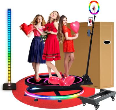 China Photo booth 360 Video Motion Rotating Selfie Platform Automatic Motorized Party SMT-1 for sale