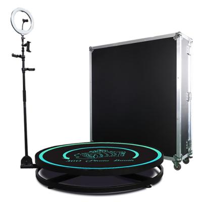 China photo booth Portable Video Revolve Selfie 360 Spinner Degree Photobooth  Software Remote Control Automatic Spin for 6 People SMT-1 for sale