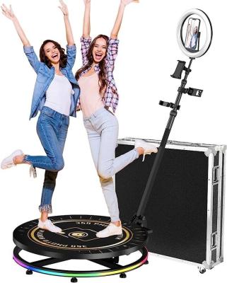 China 360 Photo Booth Machine for Parties.360 Spin Camera Booth (31.5''+ Flight Case) with Selfie Platform,Automatic Slow Motion SMT-1 for sale