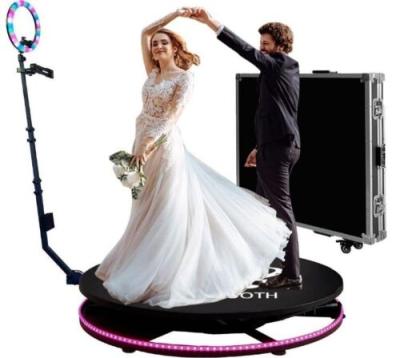 China 360 Photo Booth Selfie Platform with Slow Motion Portable 360 Video Spin Camera for Parties with Free Logo SMT-1 for sale