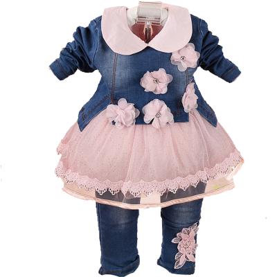 China Wholesale Windproof Little Girls Kids Clothing Sets Kids 2021 Girls Clothing Sets Dress for sale