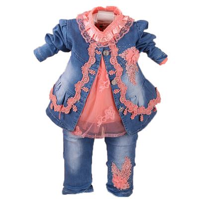 China Custom Made Premium Quality Windproof Girls Clothing Sets 2021 Little Kids Girls Dress Sets for sale