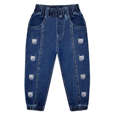 China Hot Selling Windproof Design Stretch Jean Pants Outfits Girls Jeans Pants Factory Customized for sale