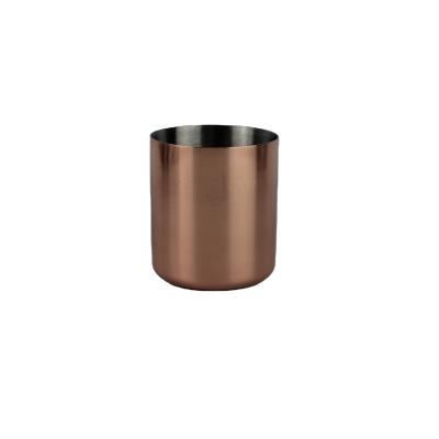 China Make Drinking Lots Of Cold Pot Christmas Copper Candle 13oz 18/8 Stainless Steel Candle Holder With Engrave Logo for sale