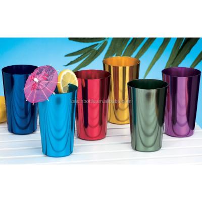 China 16 oz viable. Aluminum Tumbler Glasses , Aluminum Multiple Colored Tumblers Vodka Drink Cups for sale