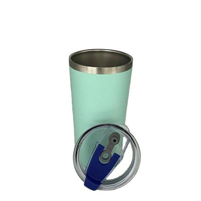 China 16OZ 22OZ Disposable Double Wall Stainless Steel Tumbler With Different Lid Stainless Steel Travel Mug for sale