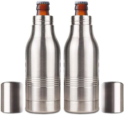 China Slim Insulated Cooler Box Stainless Steel Beer Bottle Insulator Stainless Steel Cooler Box Stand for sale