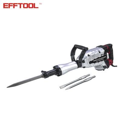 China EFFTOOL China 220V 1250W Power 65mm Demolition Electric Hammer Jack For Concrete Breaking 65B for sale