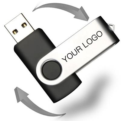 China Flash Drive Customized LOGO 128MB to 64GB USB Memory Stick, Cheap Custom USB 2.0/3.0 Metal Swivel Metal USB Pendrive for sale