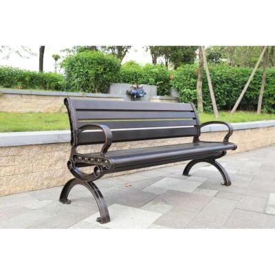 China China Modern High Quality Outdoor Steel Garden Bench Plastic Park Bench for sale