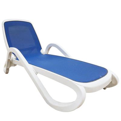 China Modern Outdoor Pool Beach Chair Lounger Imported Plastic Chairs for sale