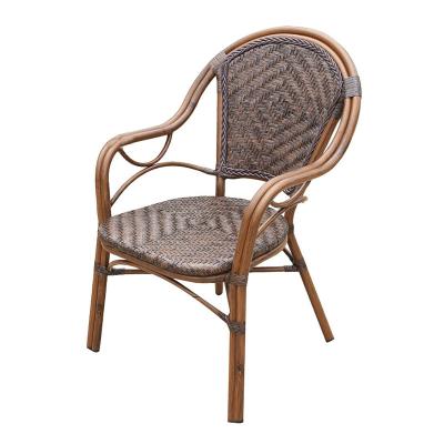 China Simple atmosphere does not take up space most popular sunscreen leisure furniture outside stores outdoor rattan chairs for sale