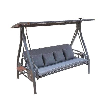 China New Style Contemporary Hotel Terrace Balcony Multifunction Foldable Outdoor Swing for sale