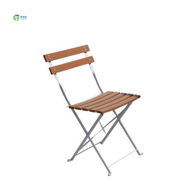 China Italian Outdoor Patio Garden Quality Style Durable Hot Selling Plastic Wood Folding Chair for sale