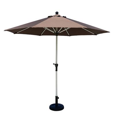 China Sun Wind Rain Make Metal Color Multi Handle Hotel Umbrella Hot Sale Roof Top Pool Outdoor Sun Resistant Umbrella for sale